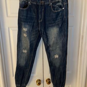 Jean joggers